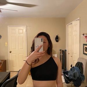 Nasty gal one shoulder crop top